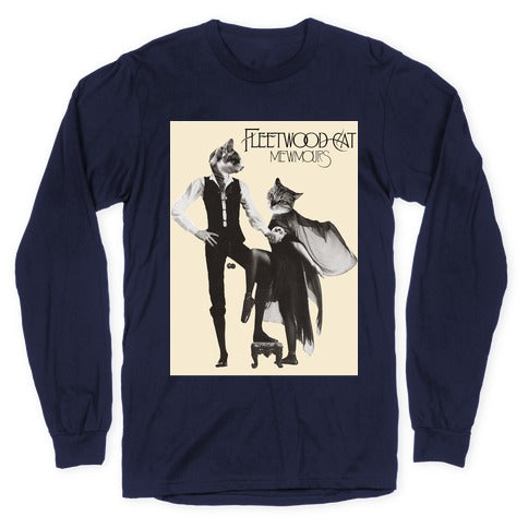 Fleetwood Cat Mewmours Mashup Longsleeve Tee